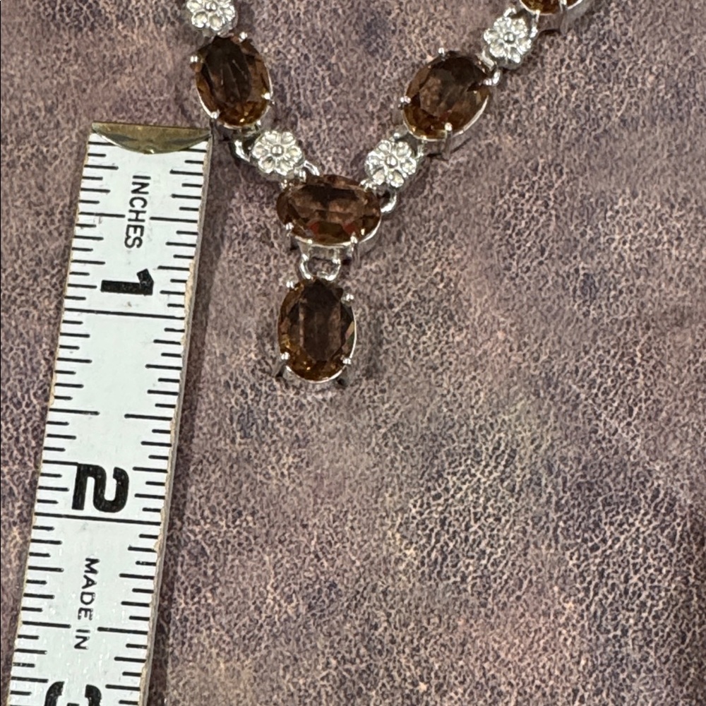 Smokey Topaz Jewelry Set - Picture 4 of 14